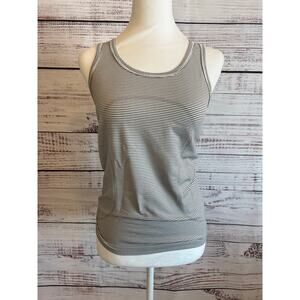 Lululemon Swiftly Tech
Racerback Tank Black and White Stripes Size 6